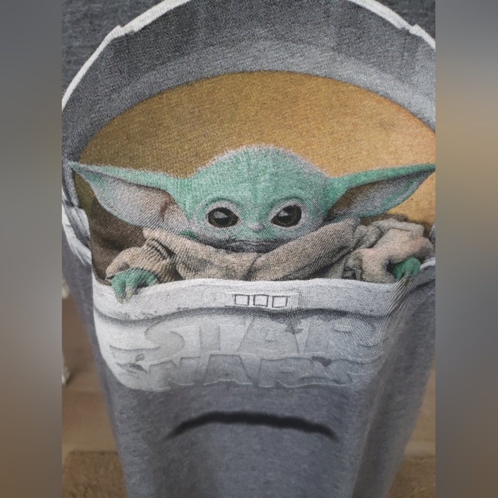 Impact The Mandalorion Baby Yoda Tshirt Grey L - Picture 2 of 4